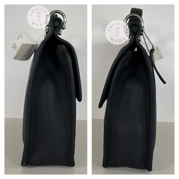 NEW Vintage Coach Willis Bag 9927 Navy & Nickel Hardware 2004 - Picture 4 of 11